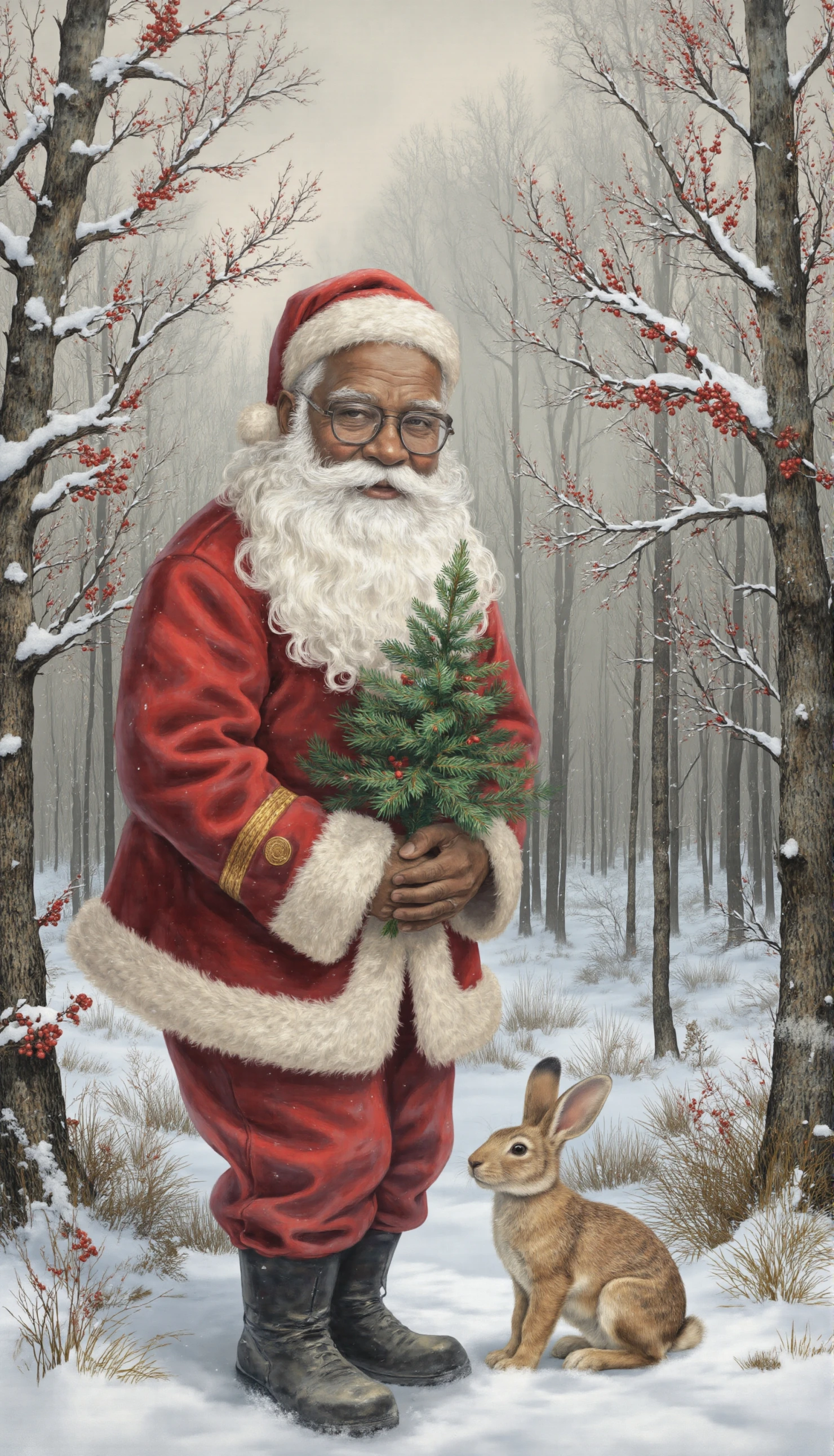 Surprised Santan a Winter Wonderland Claus i #41357