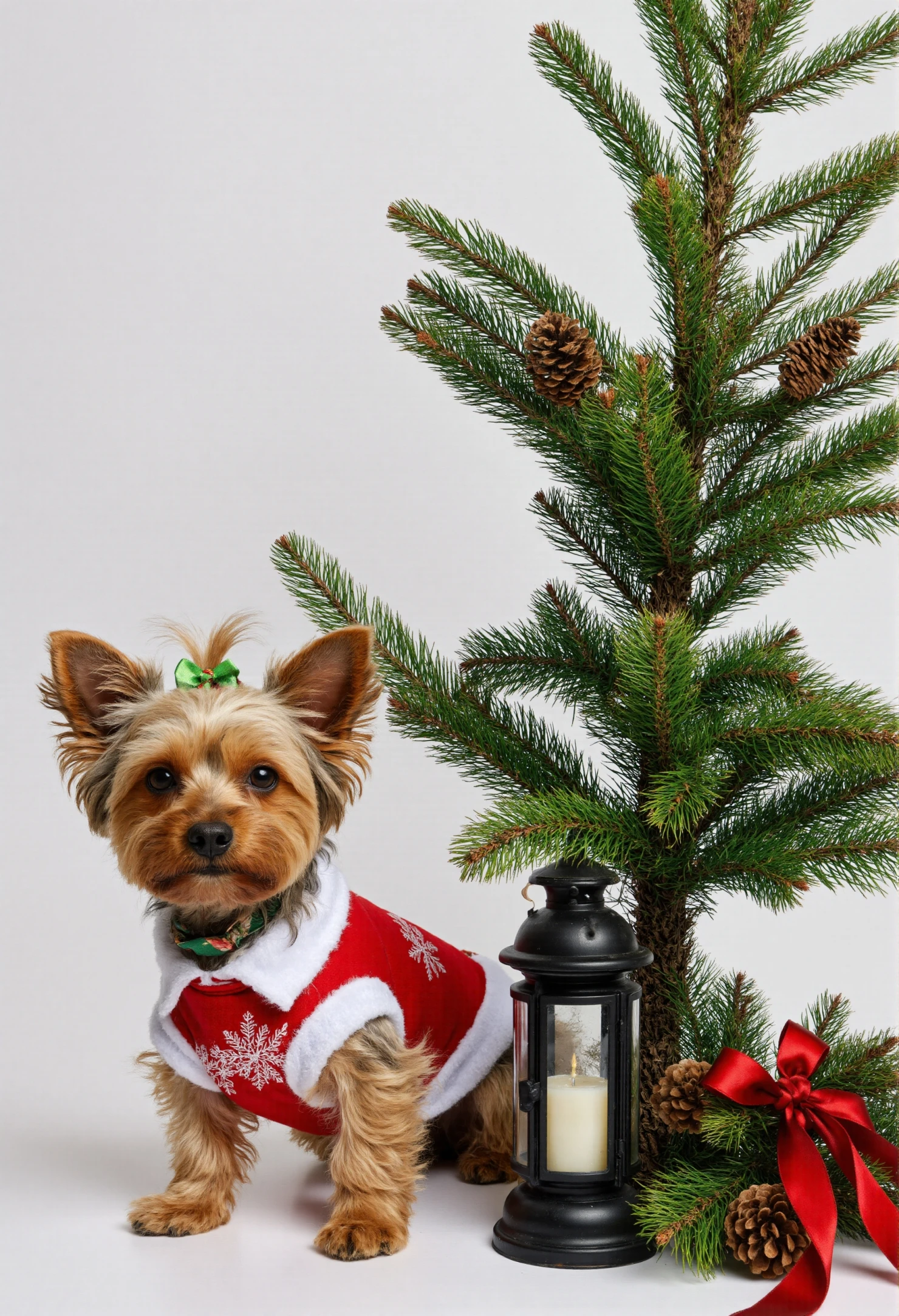 Adorable Christmas Puppy in Santa's Sack #41363