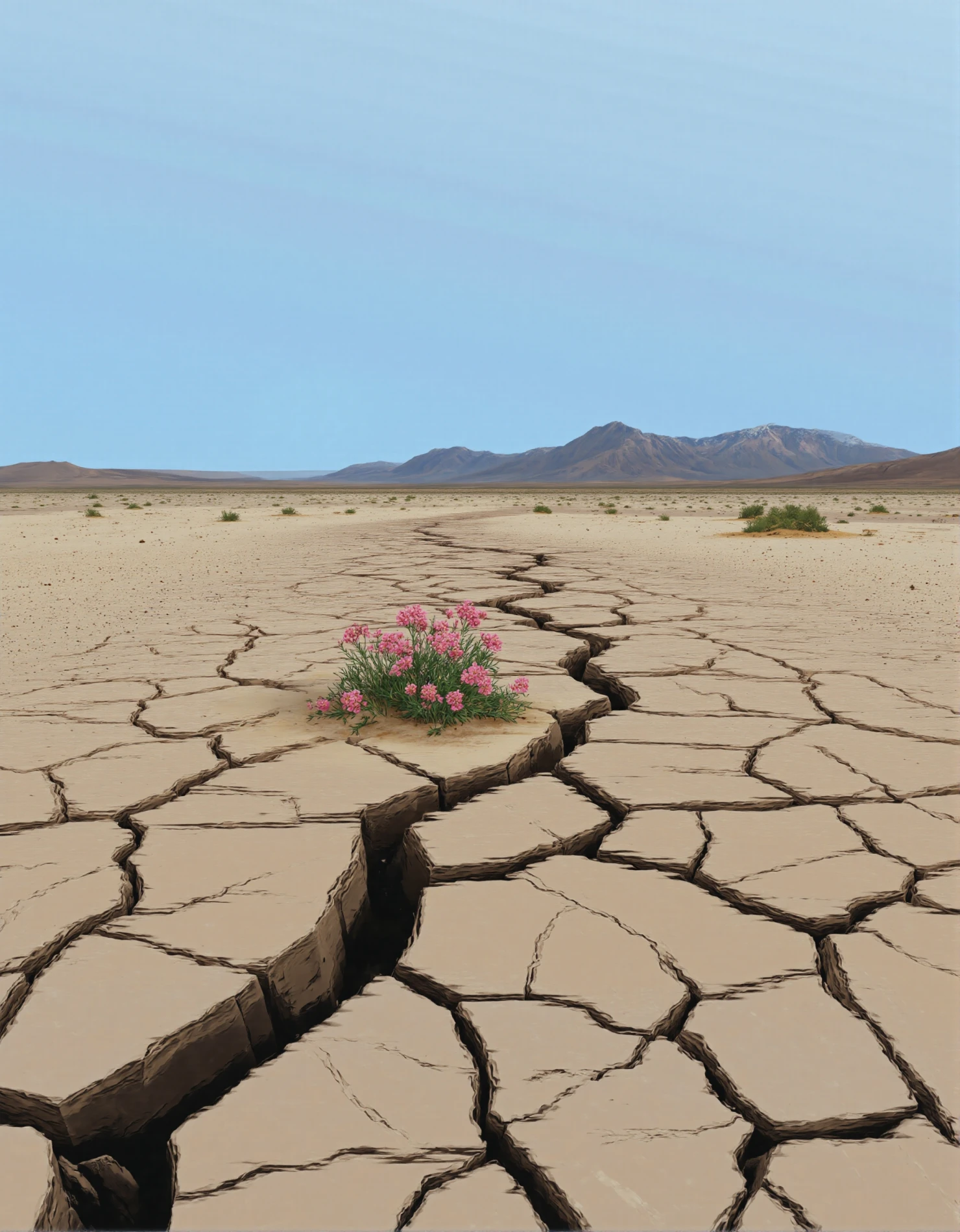 Resilience in the Arid Waste: Hope Blooming #41423