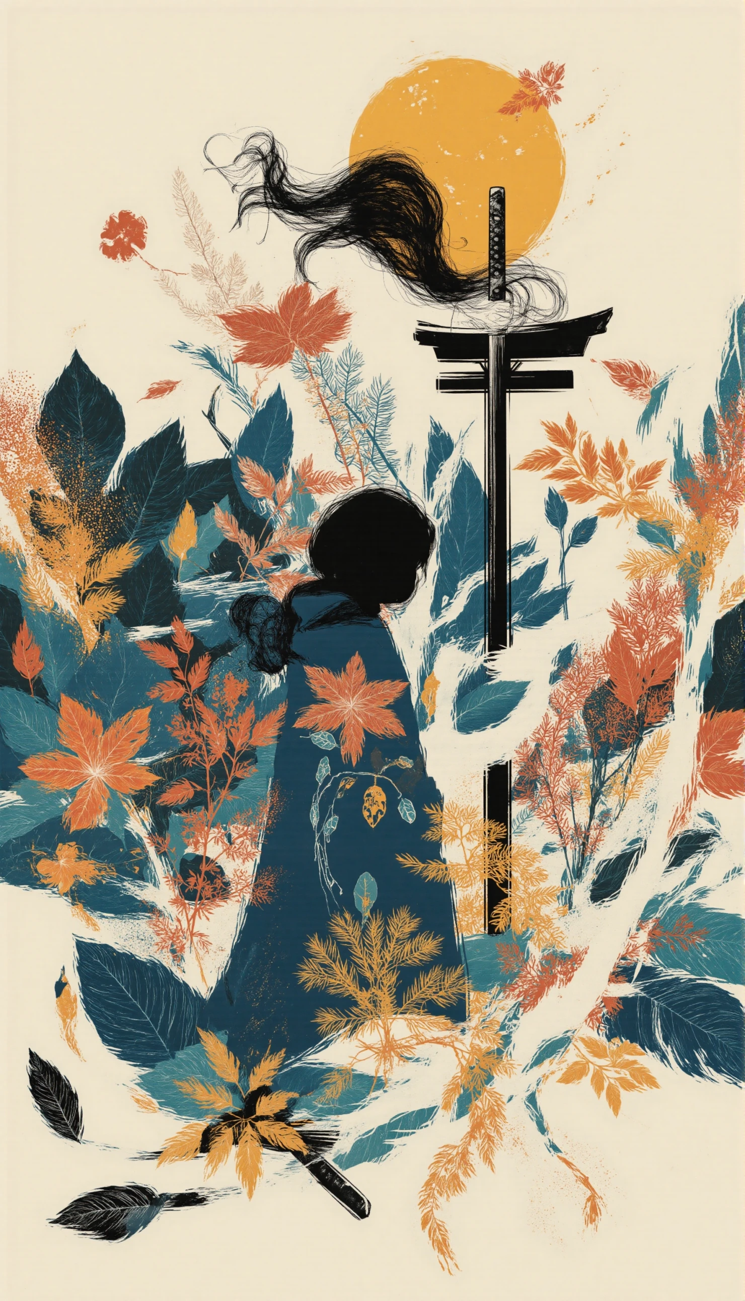 Shadow of the Samurai: Autumn Zen Illustration #41433