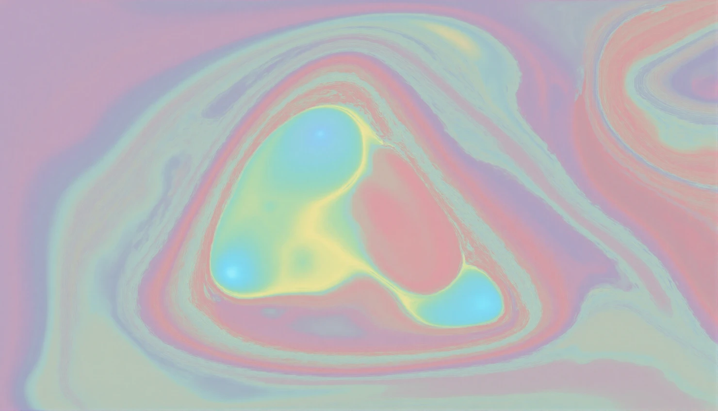 Ethereal Fluence: Pastel Iridescent Liquid Abstract #41435