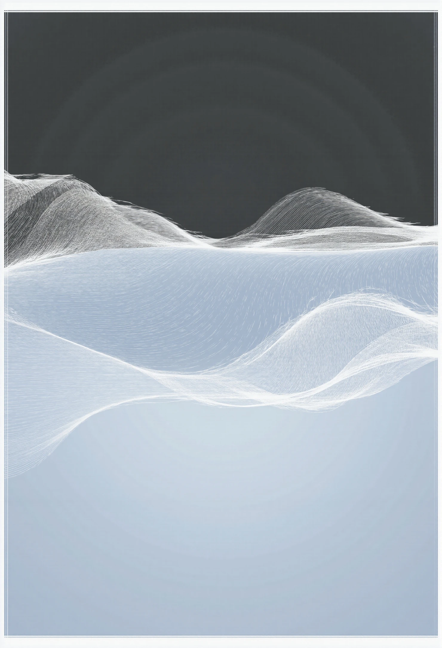 Abstract Ethereal Wavy Gradient Art #41462