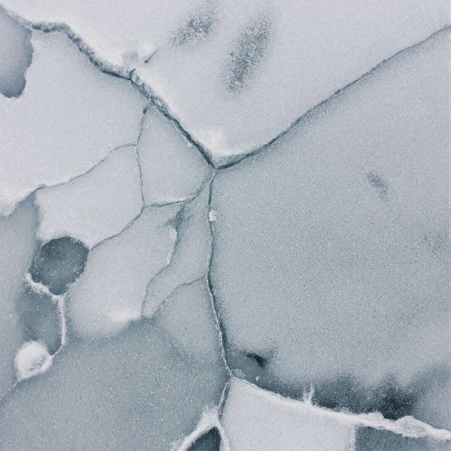 Cracked and Textured Ice Surface #41482