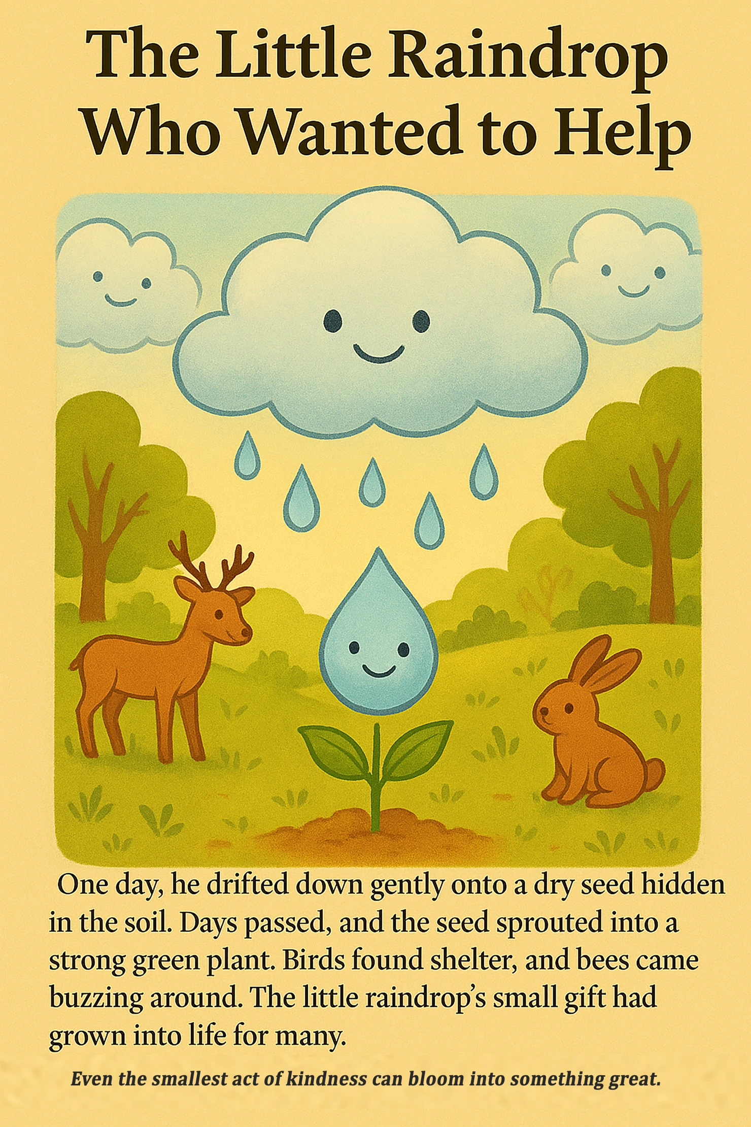the little raindrop who wanted to help #41500